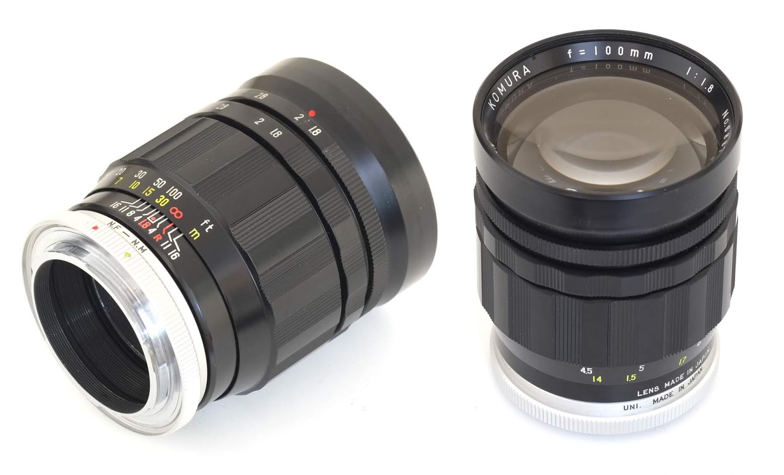 M42 MOUNT SPIRAL: Sankyo Kohki KOMURA 100mm F1.8