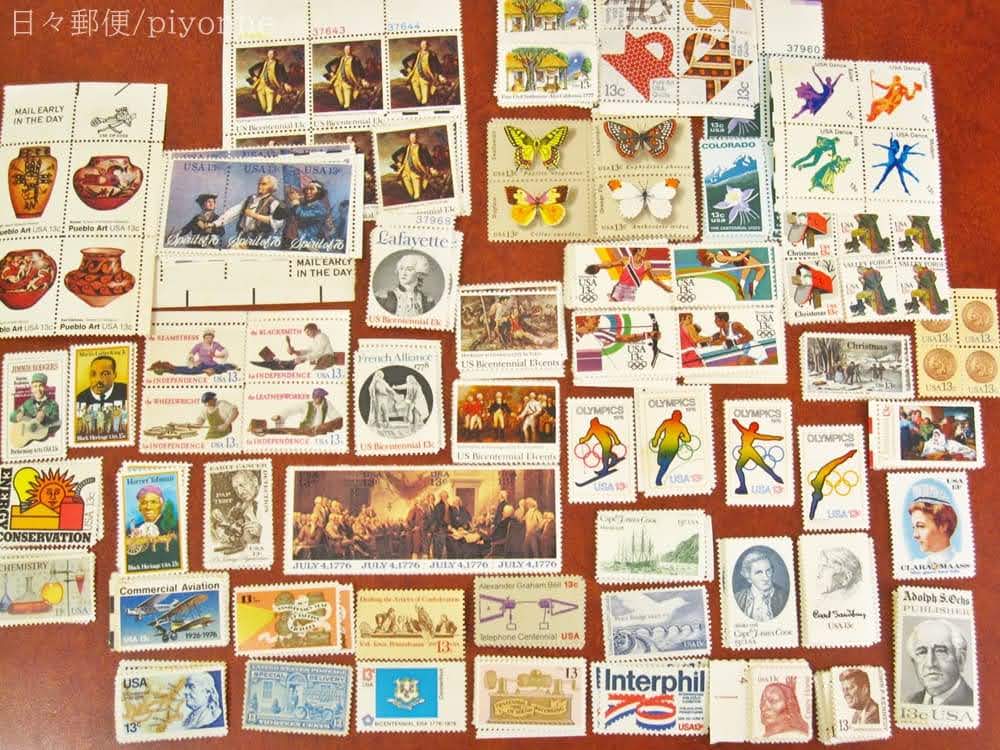 初見大量！のアメリカビンテージ切手 13セント編と、新発売