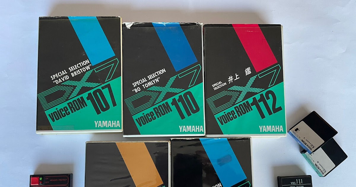 MATRIXSYNTH: Vintage Yamaha DX7 VRC ROM Data Sound Cartridges