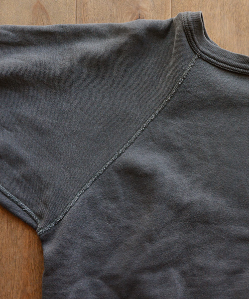 ヴィンテージ スウェット 60年代 ラグラン フェード ブラック | FUNS