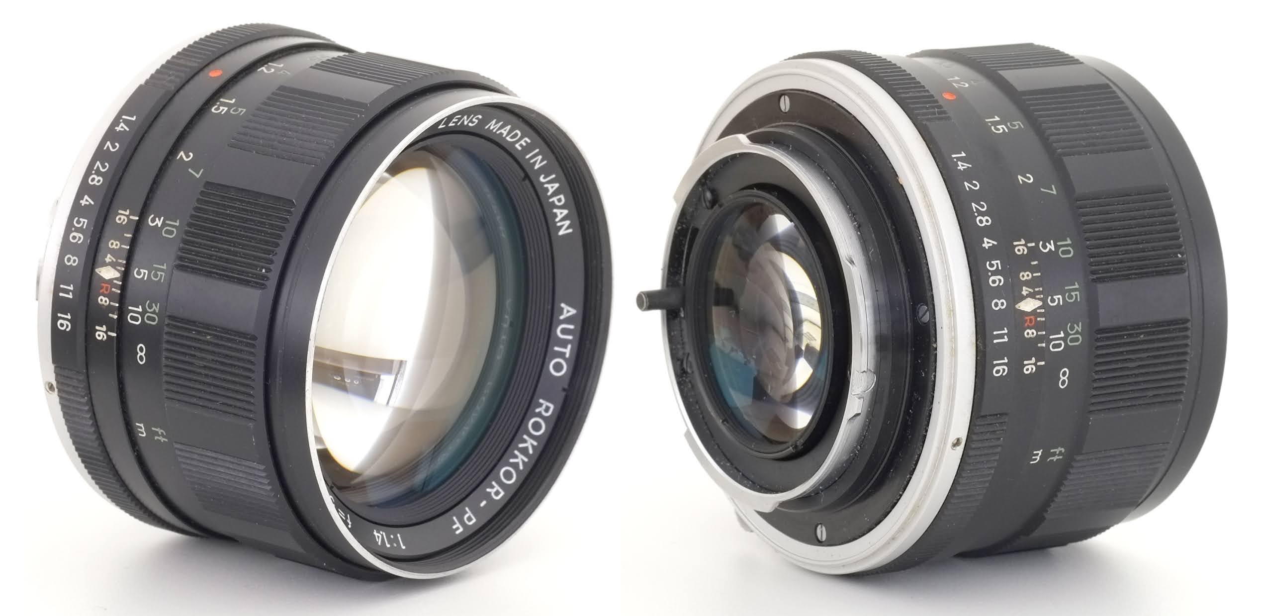 M42 MOUNT SPIRAL: MINOLTA AUTO/MC ROKKOR-PF 58mm F1.4