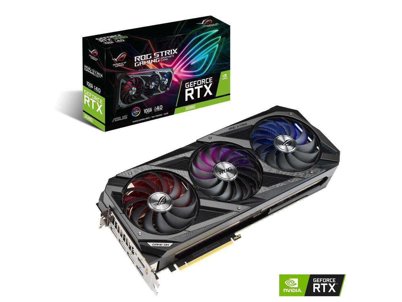 ASUS - TUF-RTX3080-O10G-GAMING ASUS GeForce RTX 3080 10GB TUF OC