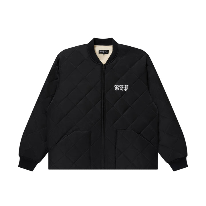 OG LABEL WAFFLE KNITTED CREW BLACK – BlackEyePatch