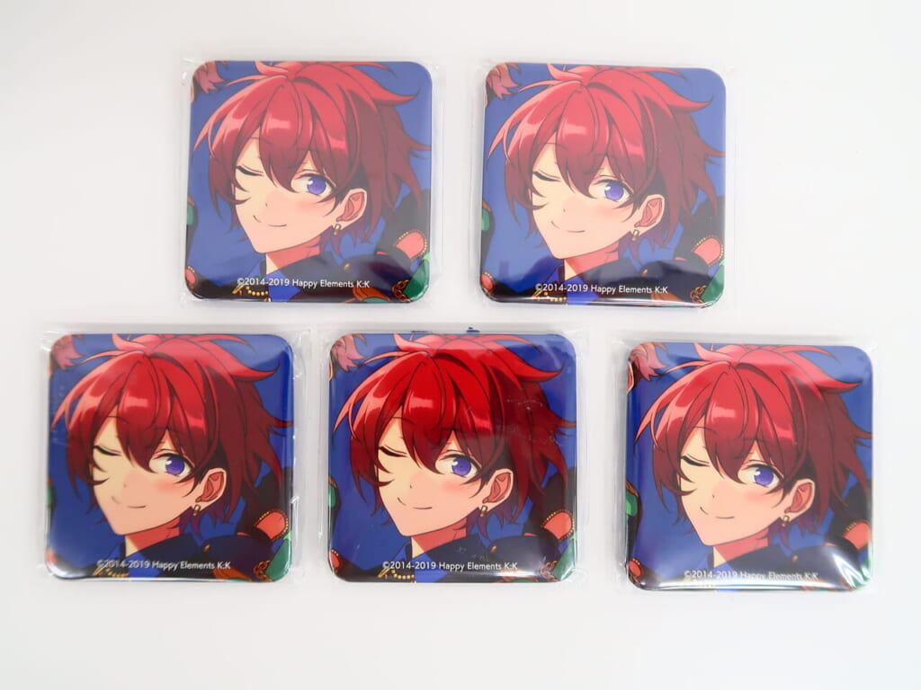 あんスタTRIP缶バッジ】朱桜司＆月永レオ 5点セットをお買取しました