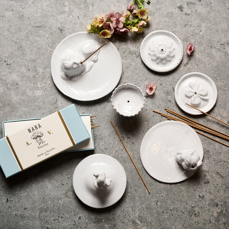 Antoinette Incense Holder-Astier de Villatte – Blanche + Mimi