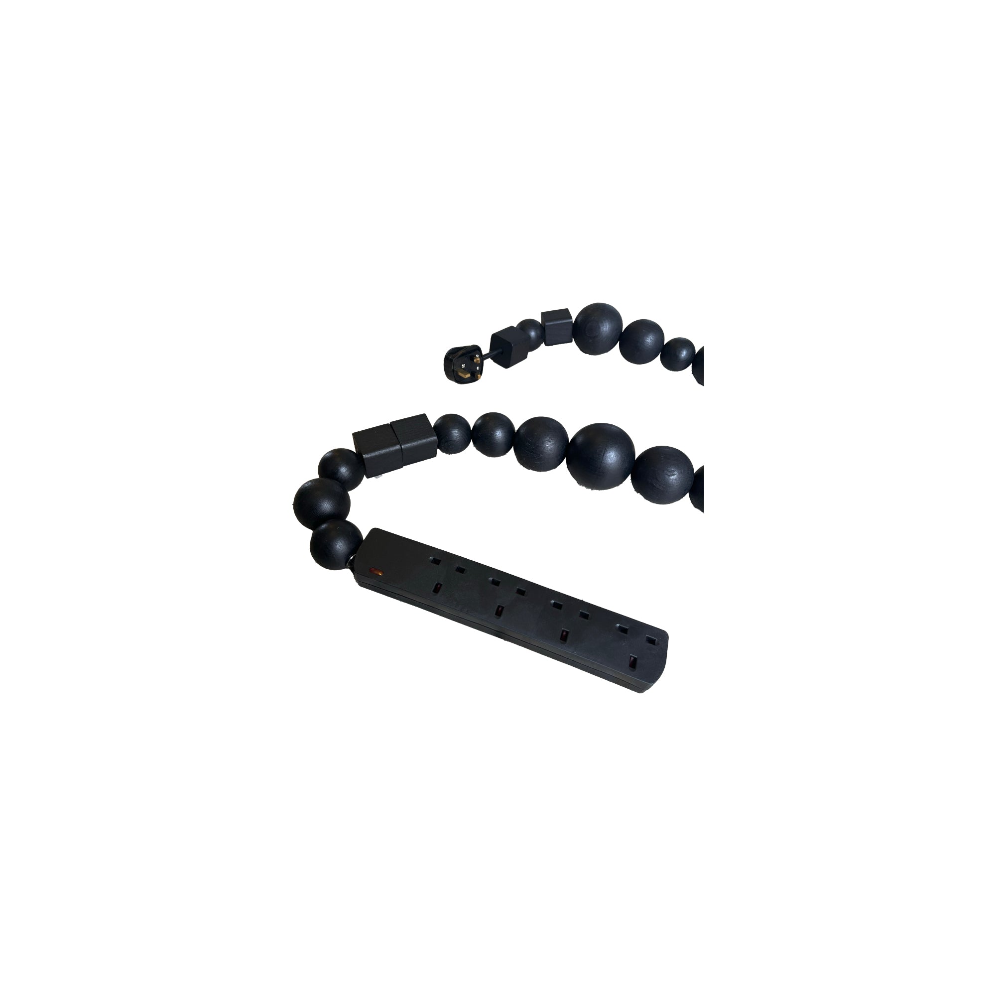 Nº26 Multiplug Black Wooden Elements 1.4m – BLESS