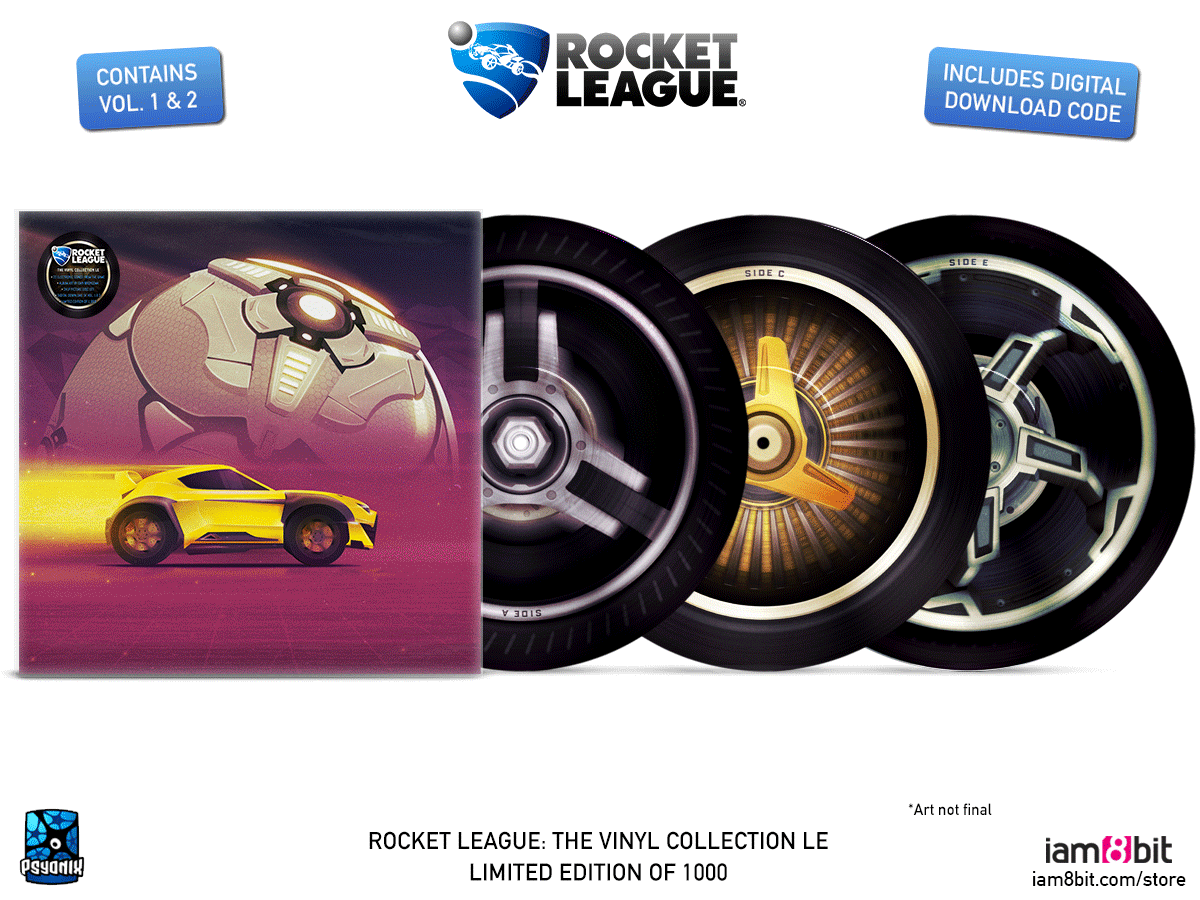 3LP Rocket League soundtrack to be released by iam8bit - Blip Blop