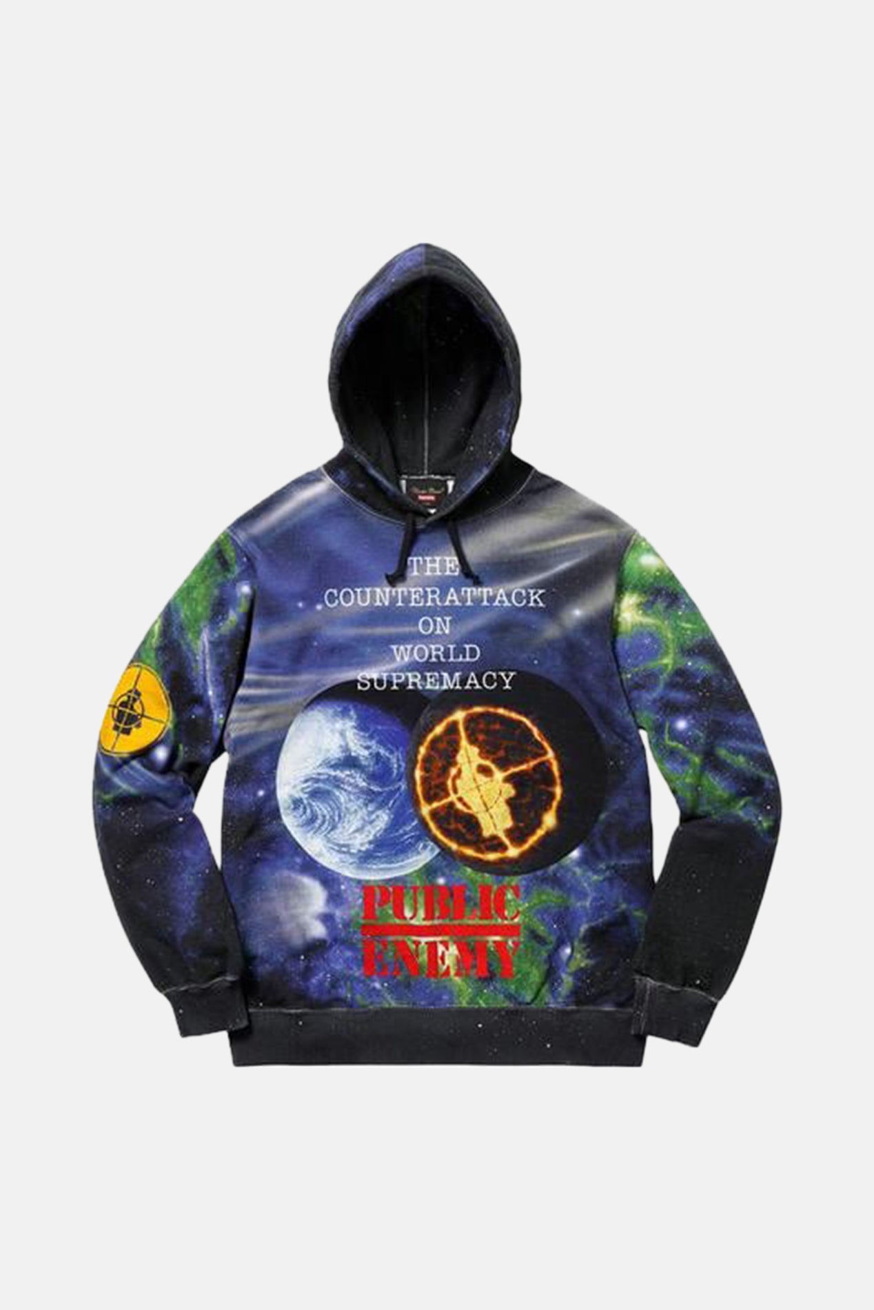 x Undercover Public Enemy Counterattack On World Supremacy Hoodie