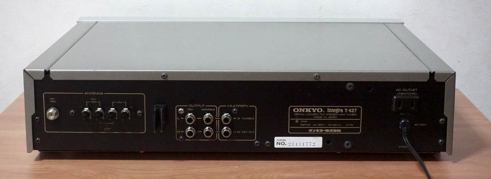 ONKYO Integra T-427: BLUESS Laboratory