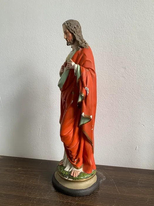 ベルギー 40s イエスキリスト 置物・オブジェ アンティーク | Blue