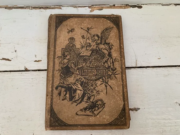 1900年以前 洋書 ドイツ語 天使 本 古書 ブック バロック調