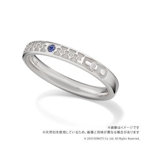 U-TREASUREコラボ】Team B カラーストーンリング シルバー – ブラック