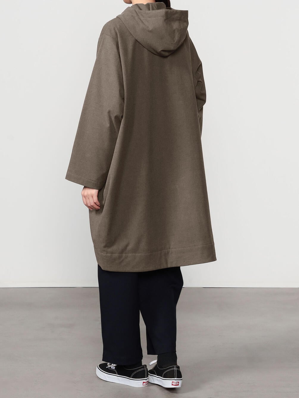 ノベルティ対象】DANTON | ウールライク フードコート WOMEN