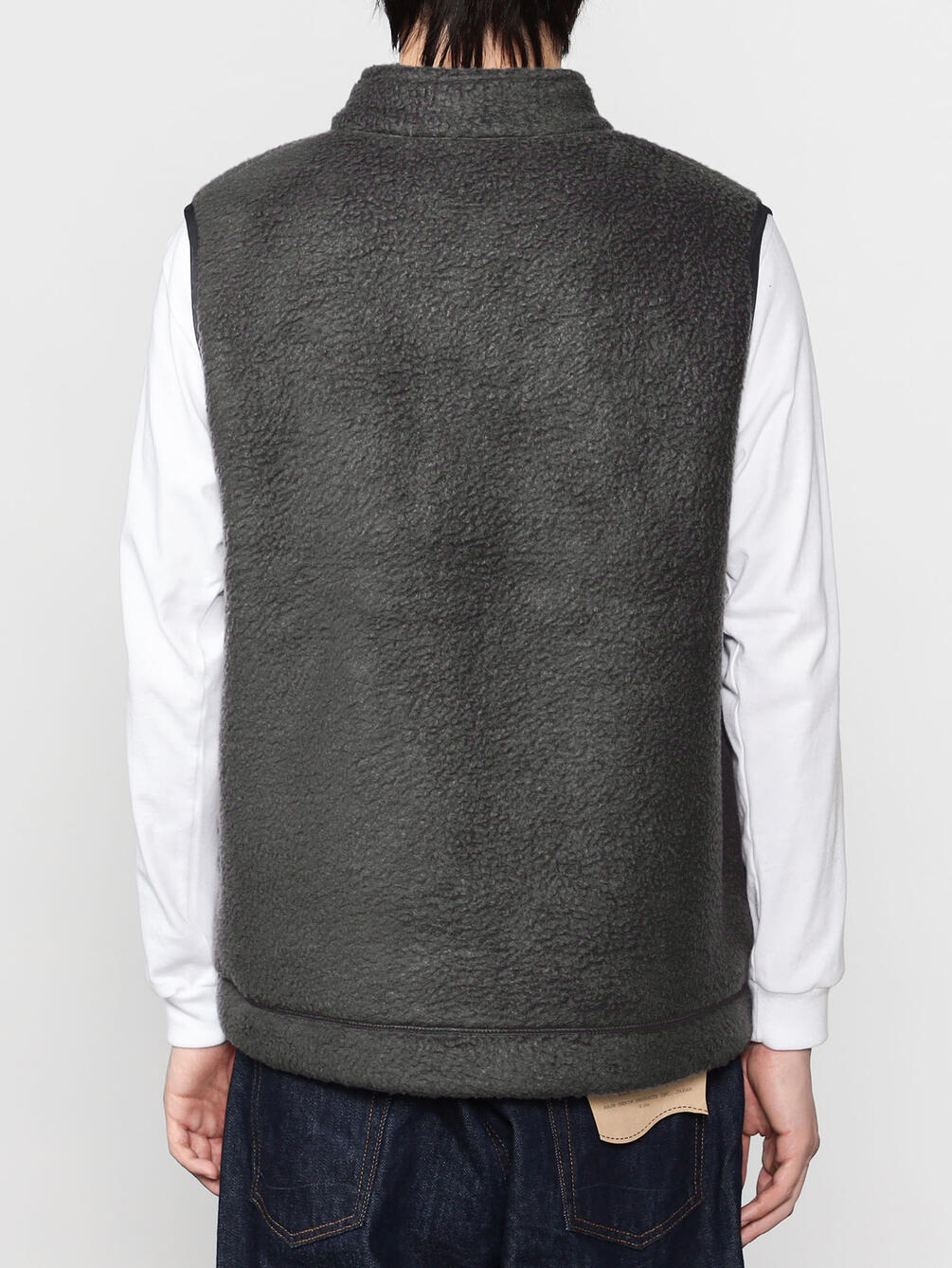 DANTON | ダブルフェイスボア スタンドカラーベスト MEN