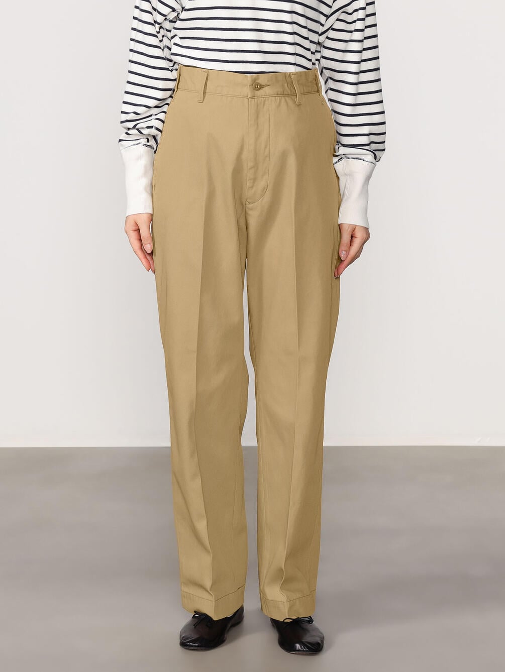 THE SHINZONE | WASHED HIGH WAIST CHINO WOMEN