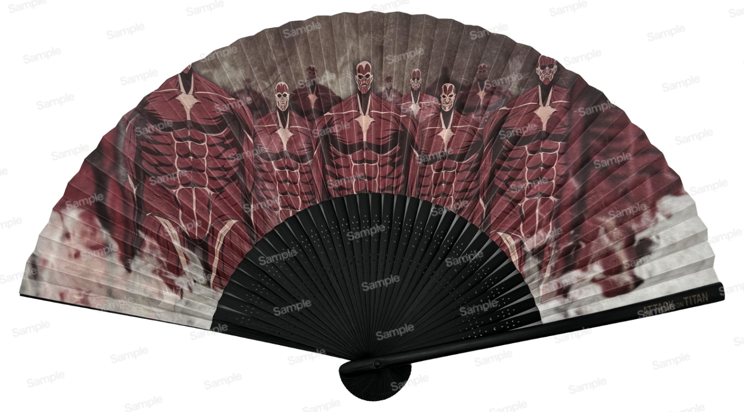 進撃の巨人 扇子 地鳴らし発動Ver.