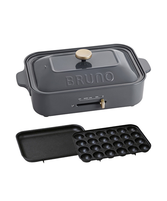 FS】コンパクトホットプレート ホワイトの通販 | BRUNO online