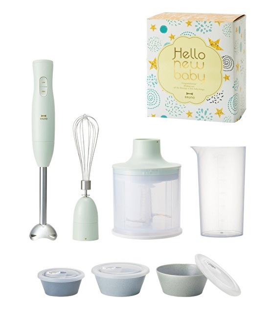 出産祝い》マルチスティックブレンダー2+セラミック保存容器 ギフト