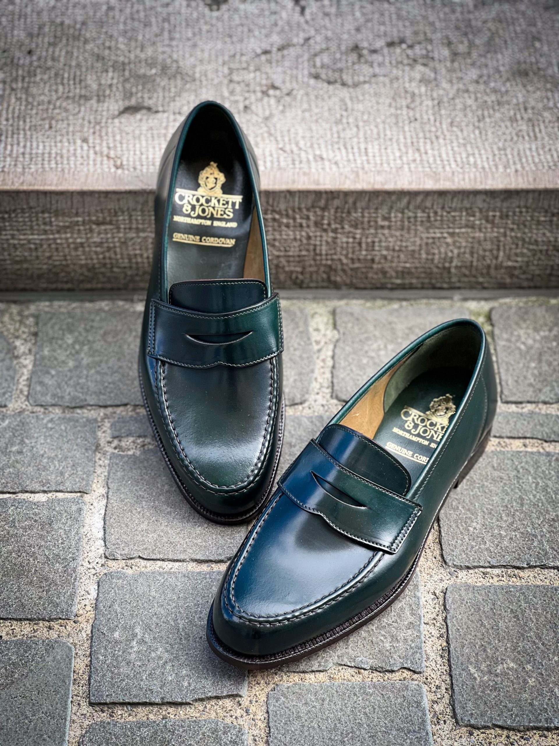 Crockett & Jones Harvard Green Cordovan Special 20th Anniversary