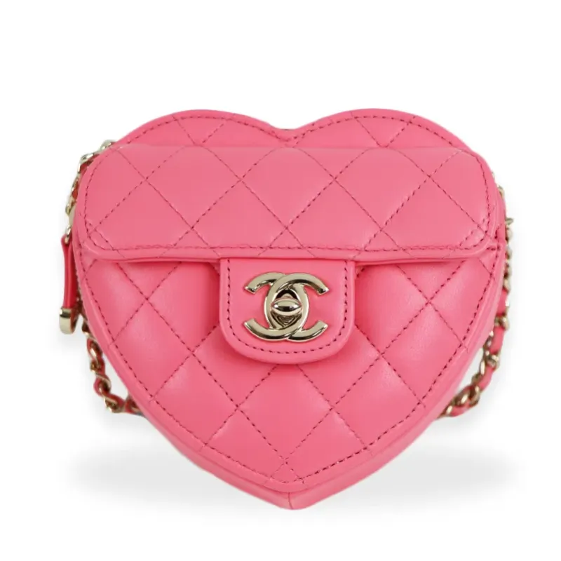 シャネル チェーンショルダー クラッチ ハート マトラッセ｜ブランド