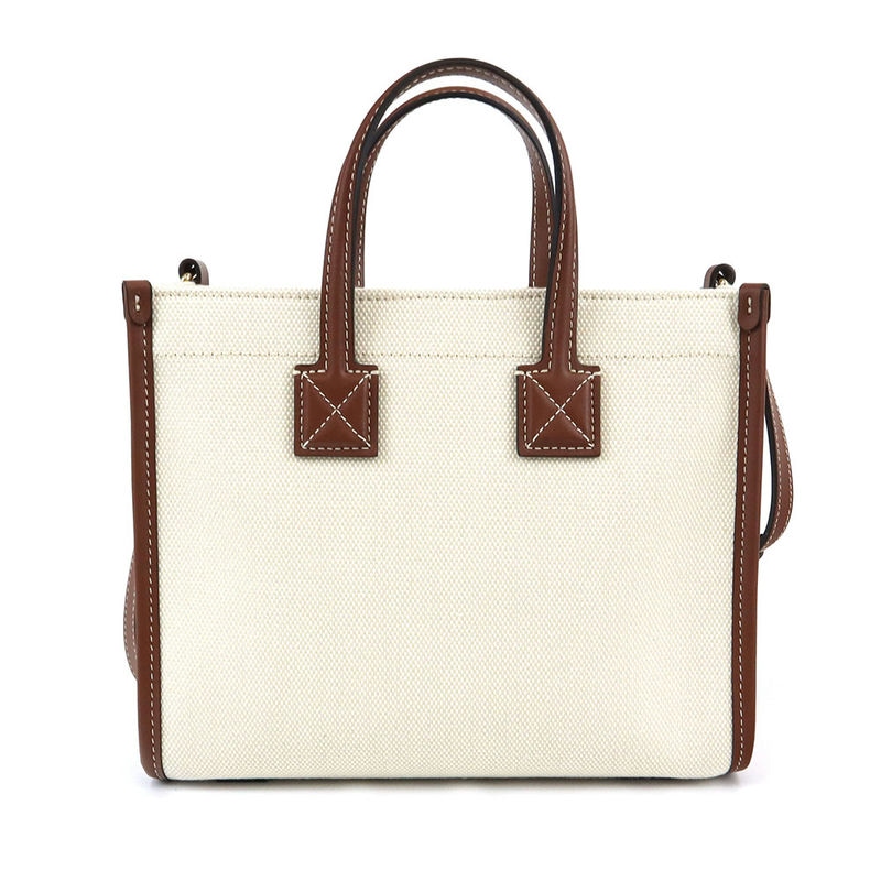 Brandol / BURBERRY バーバリー ショルダーバッグ ロゴキャンバス 角型