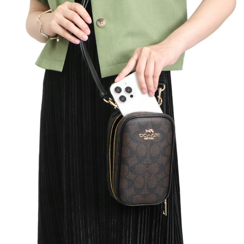 Brandol / COACH コーチ ショルダーバッグ シグネチャー エヴァ