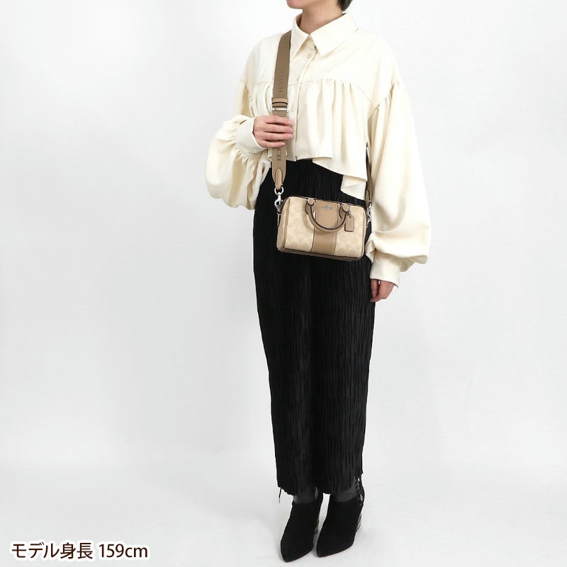 Brandol / COACH コーチ ショルダーバッグ シグネチャー ミニ ローアン