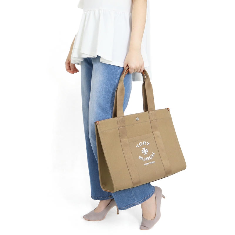 Brandol / TORY BURCH トリーバーチ トートバッグ ロゴ キャンバス