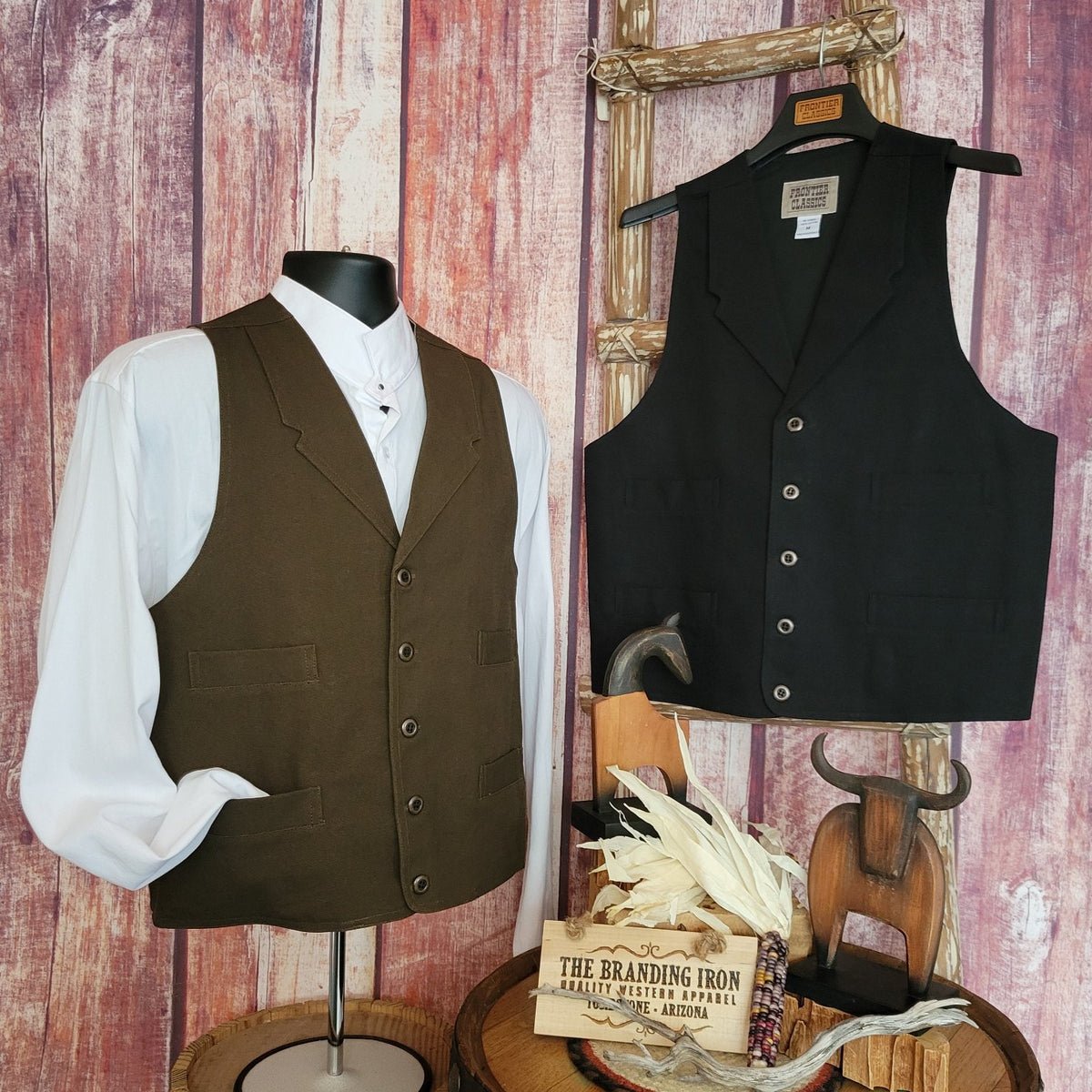 Men's Vest by Frontier Classics CM60 – The Branding Iron-Tombstone, AZ