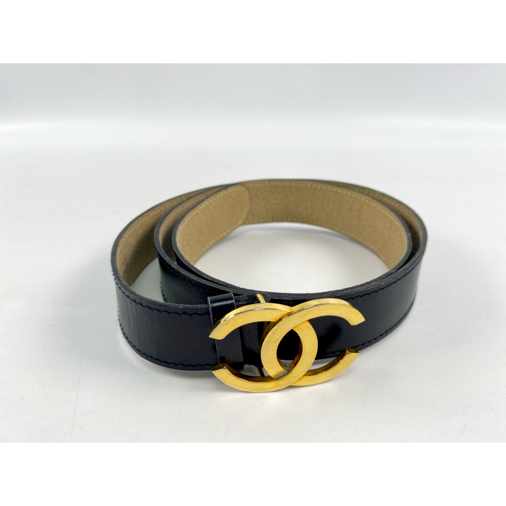 シャネル ココマーク ベルト 黒 レザー 買取実績【買取日：2024年11月