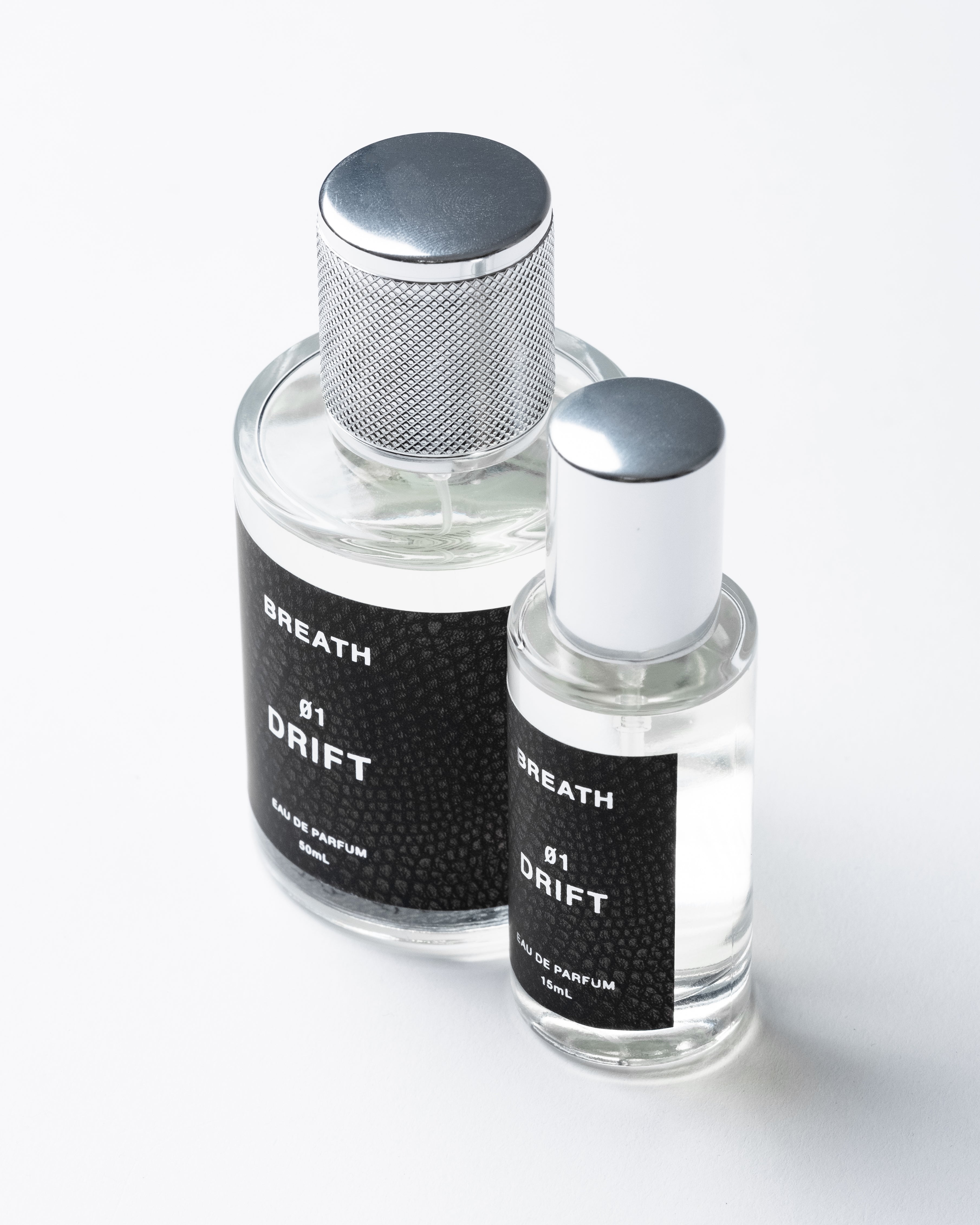 01 DRIFT 50ml – BREATH - “決意の香りは、性別を選ばない”何も持たず