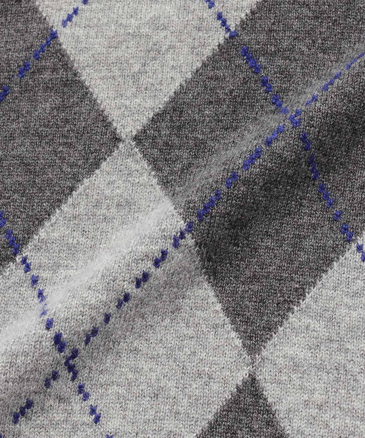 アーガイルセーター(カシミヤ)(MEN) 全2色 | BRITISH MADE