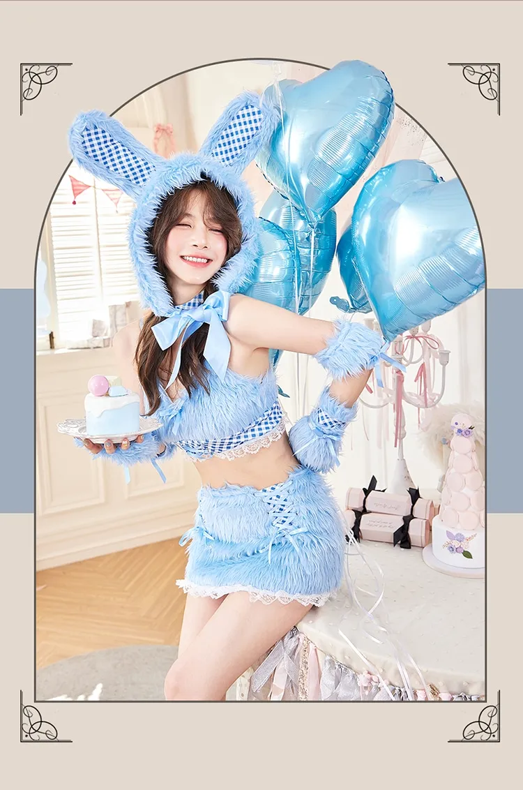 9点セット】Malymoon マリームーン テディバニーギンガムファー