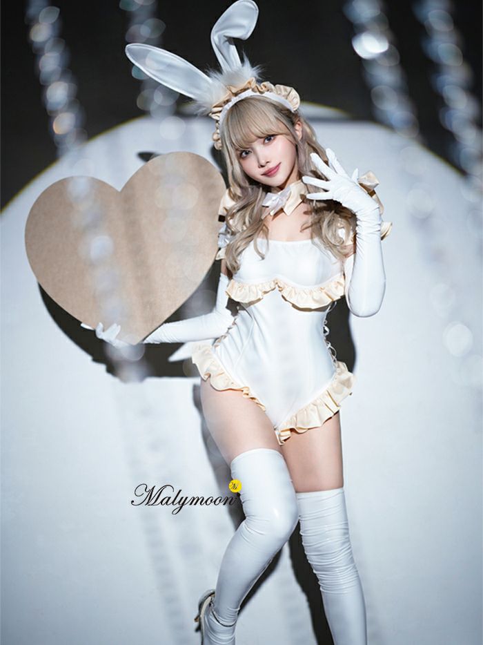 5点セット】Malymoon マリーンムーン フレンチメイドバニー ホワイト