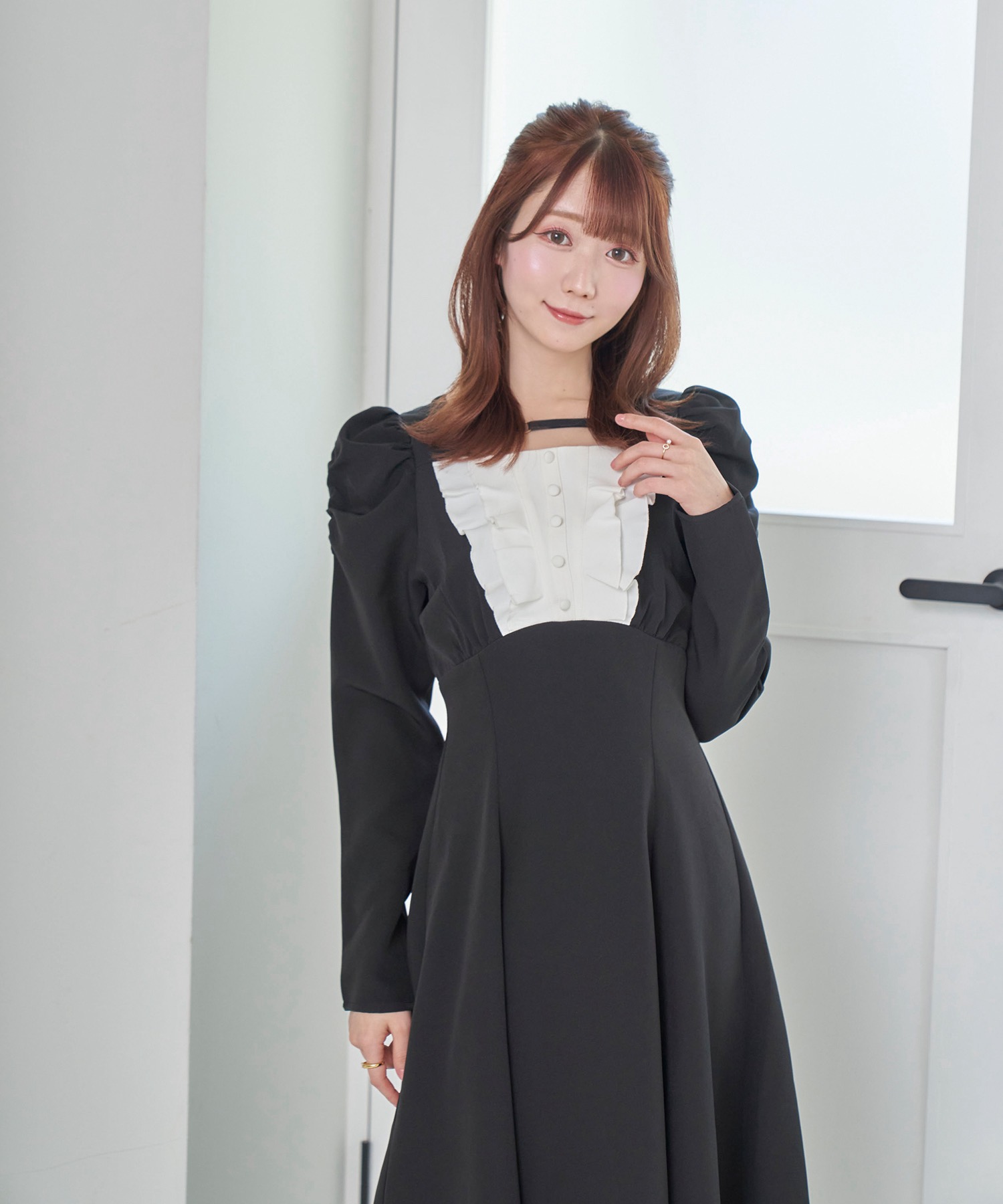 flare maid like dress – BUNNY APARTMENT