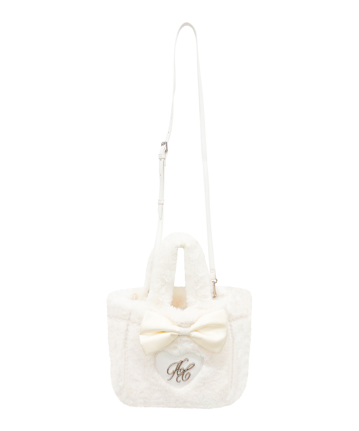 予約販売】ハートロゴリボン付きエコファーバッグ – BUNNY APARTMENT