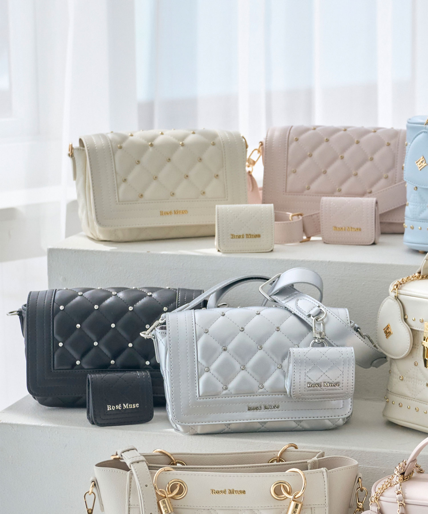 Quilting cross shoulder bag – BUNNY APARTMENT