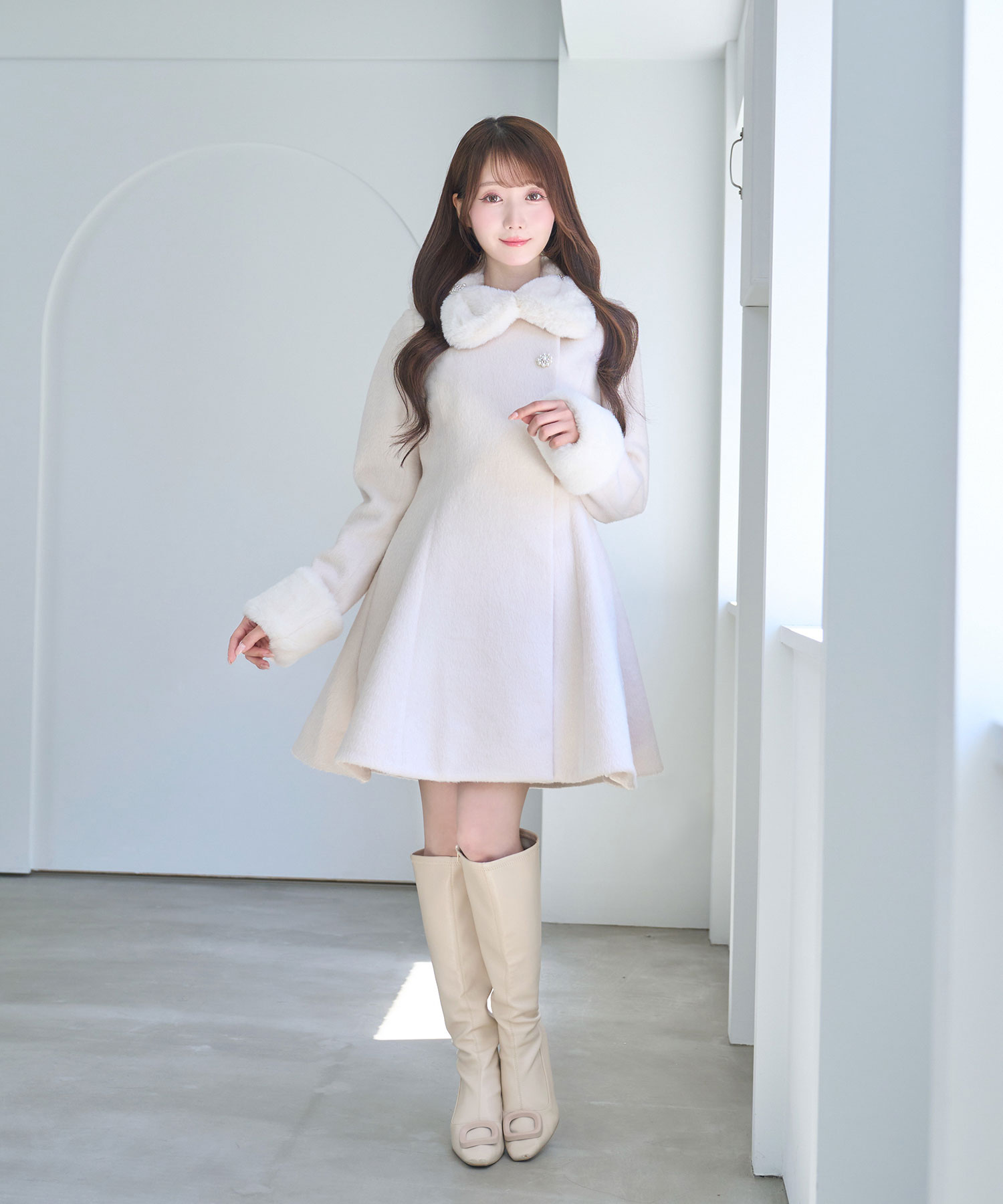 tippet set flare coat – BUNNY APARTMENT