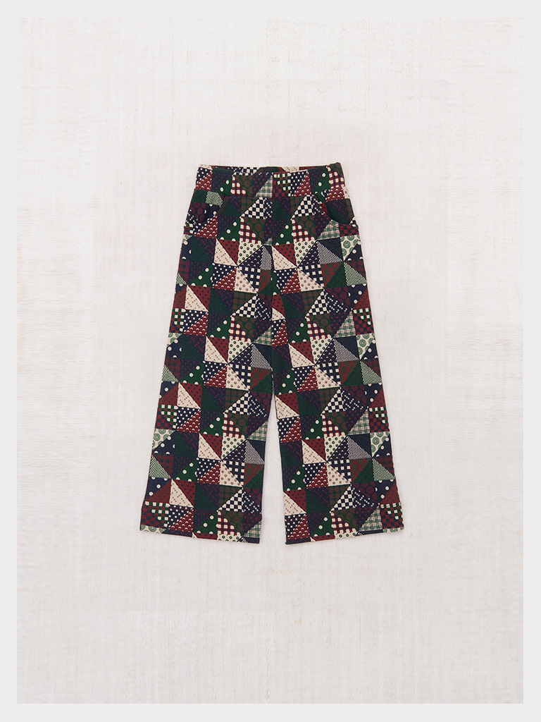 Misha & Puff 25AW A-Pant Madder Root Patchwork - Bunny Hill Boutique