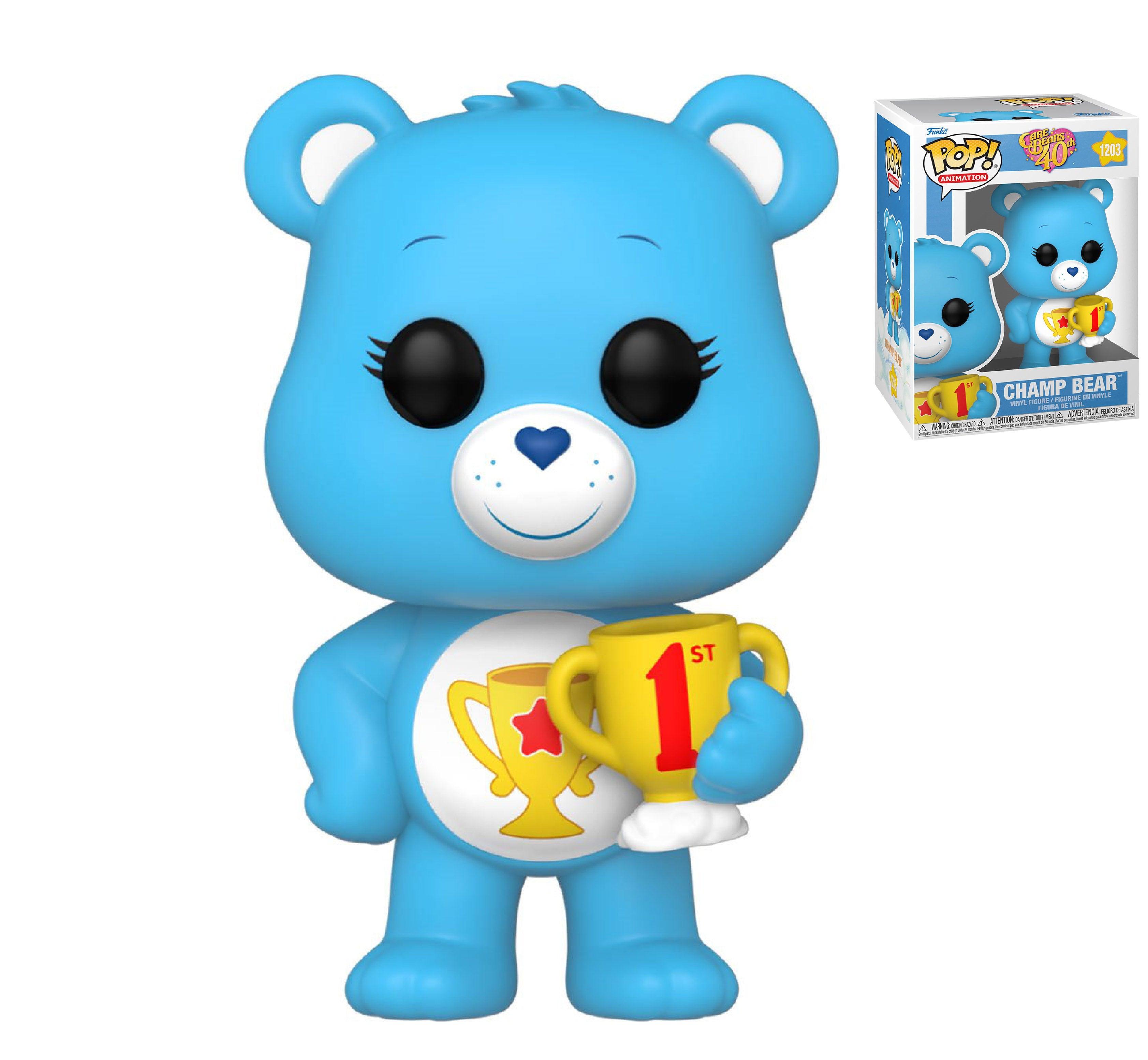 🎉 Shop FUNKO POP! Care Bears Champ Bear Toy Figure #1203 at