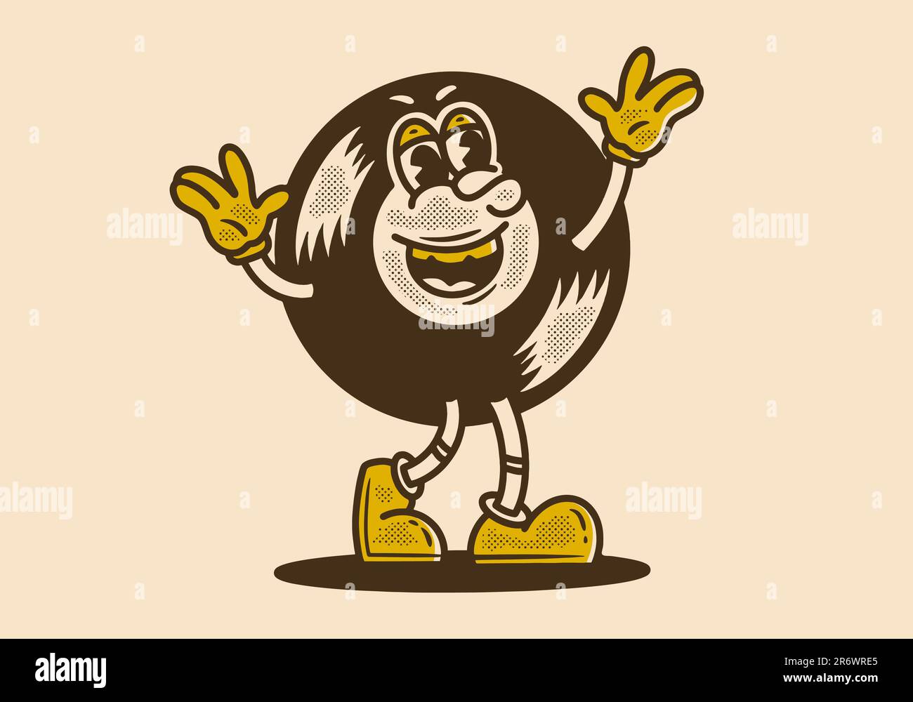 Mascot style vinyl Stock Vector Images - Alamy