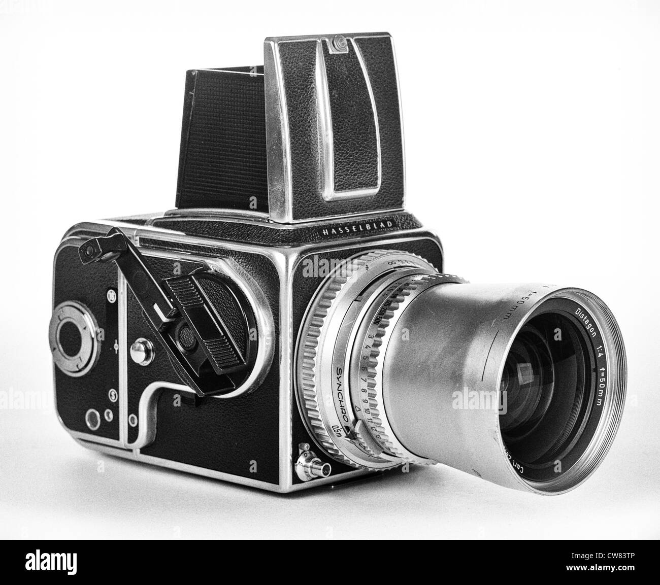 Hasselblad 500 C/M Camera with vintage Chrome Carl Zeiss Distagon