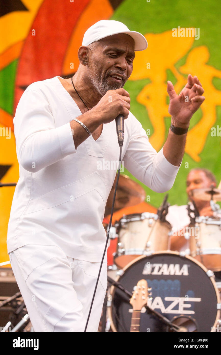 New Orleans, Louisiana, USA. 1st May, 2016. Singer FRANKIE BEVERLY