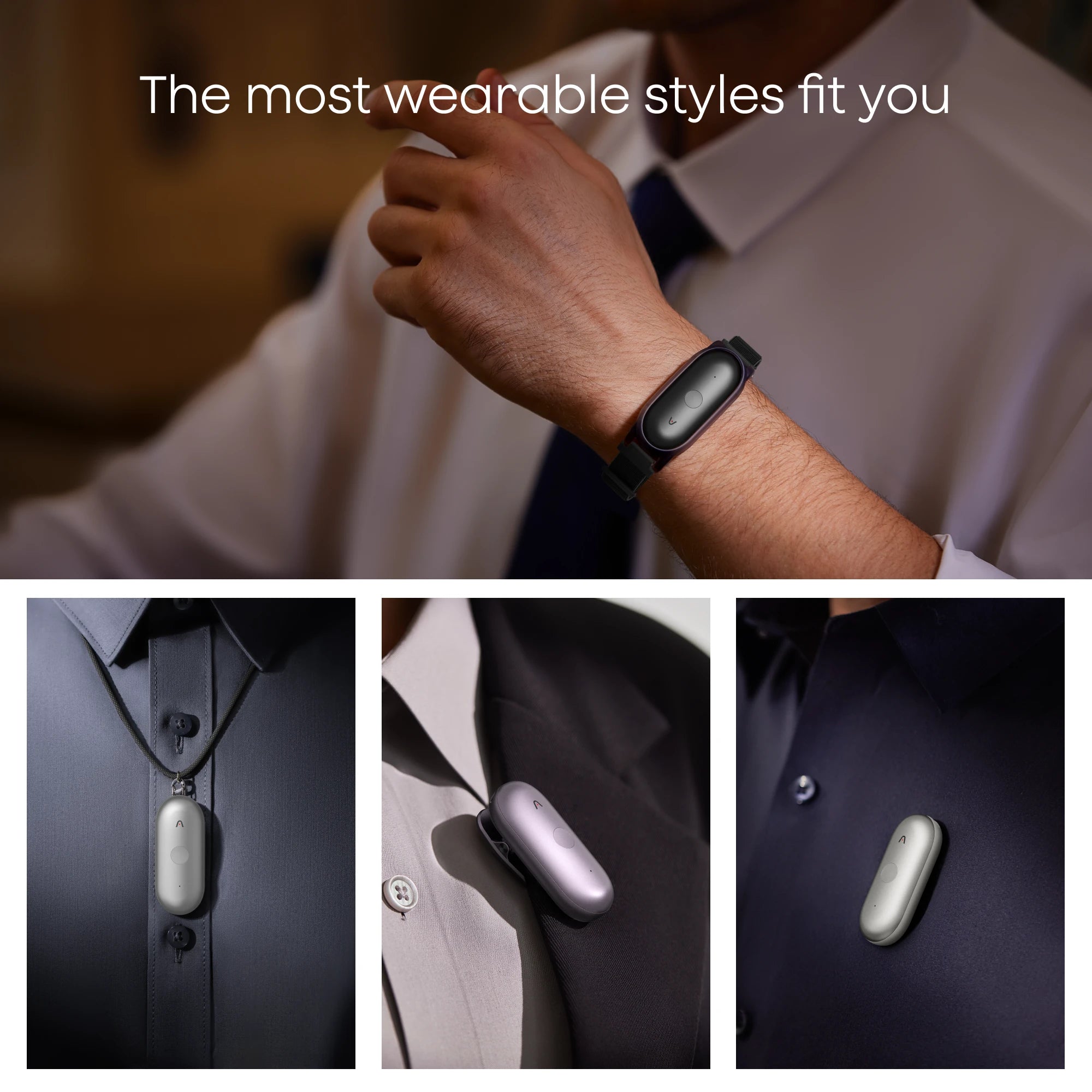 Buy Plaud NotePin S | Wearable AI Note Taker with AI Transcription