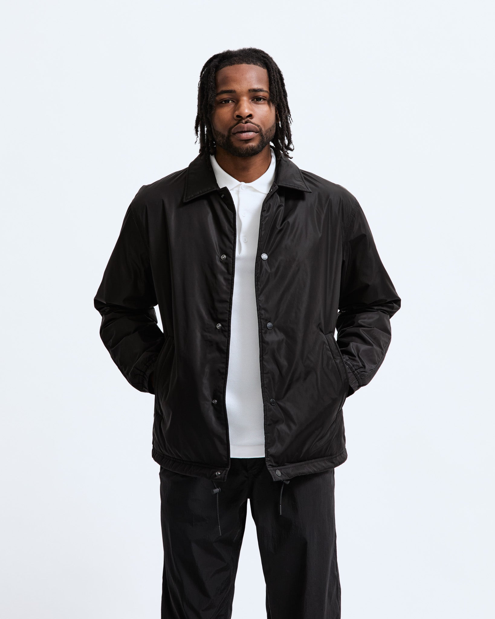 Econyl Satin Nylon Coach's Jacket - Vault | Reigning Champ
