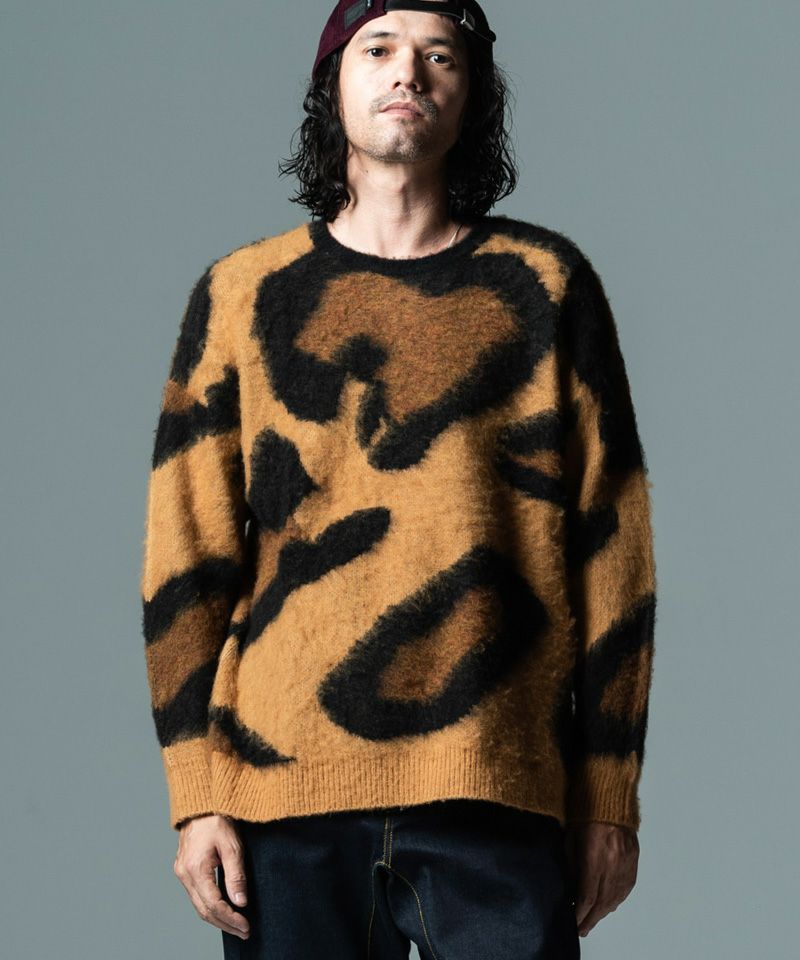 60%OFF【glamb(グラム)】Big Leopard Knit ビッグレオパードニット