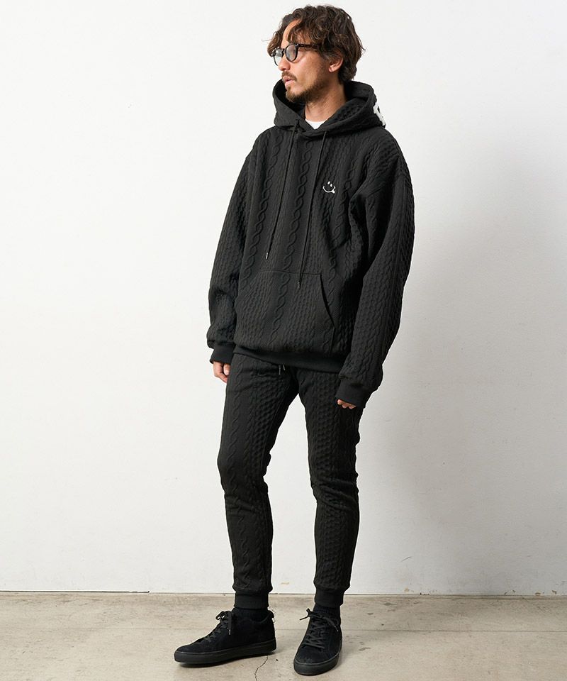 STUD MUFFIN(スタッドマフィン)】ケーブルジャガード ダブルフェイス