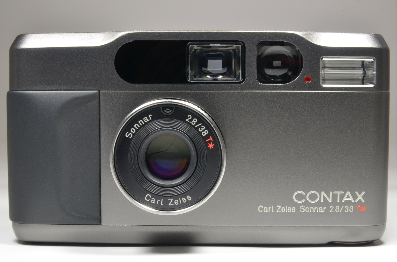 CONTAX T2 Titanium Black Data Back P&S 35mm Film Camera #a0654