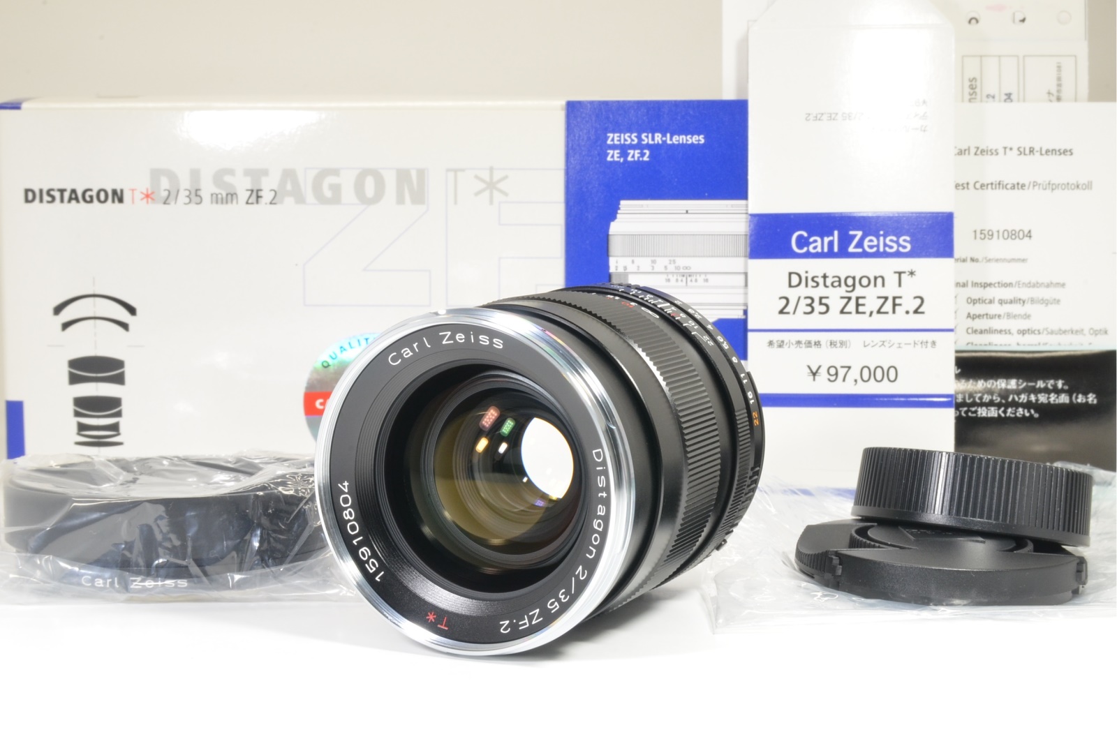 Carl Zeiss Distagon T* 35mm F2 ZF.2 Lens for Nikon F mount Never