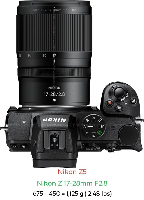 Nikon Z5 Camera and Nikon Z 17-28mm F2.8 Lens